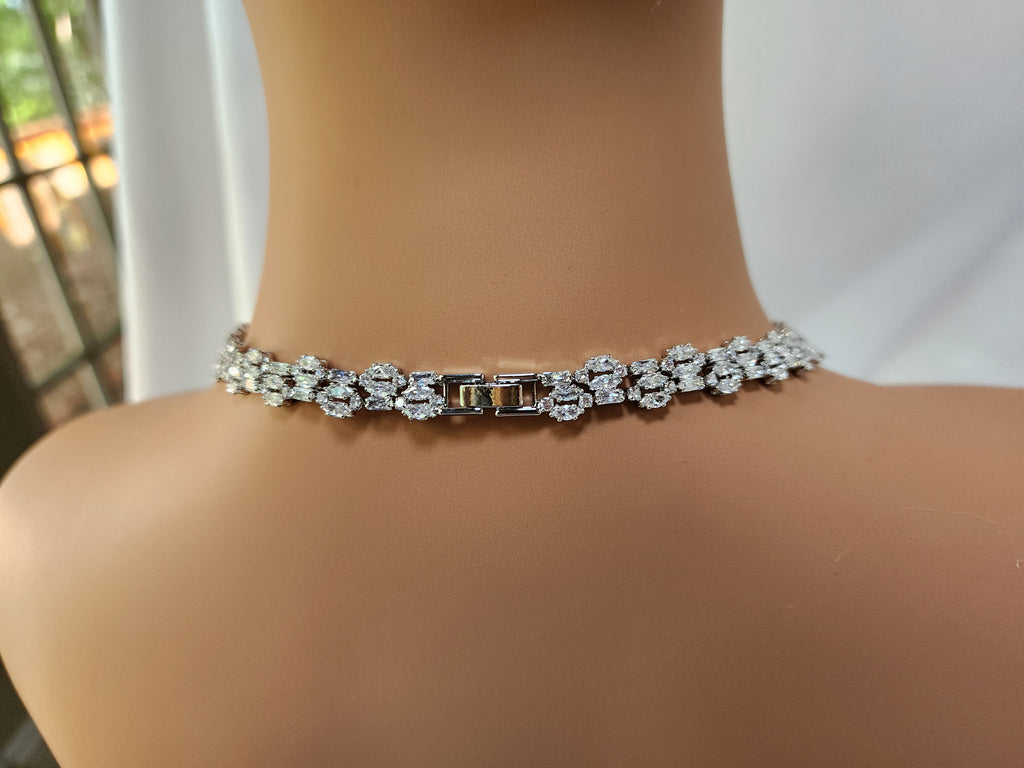 Diamond Water Droplets Wedding Set, great for Mother of the Bride