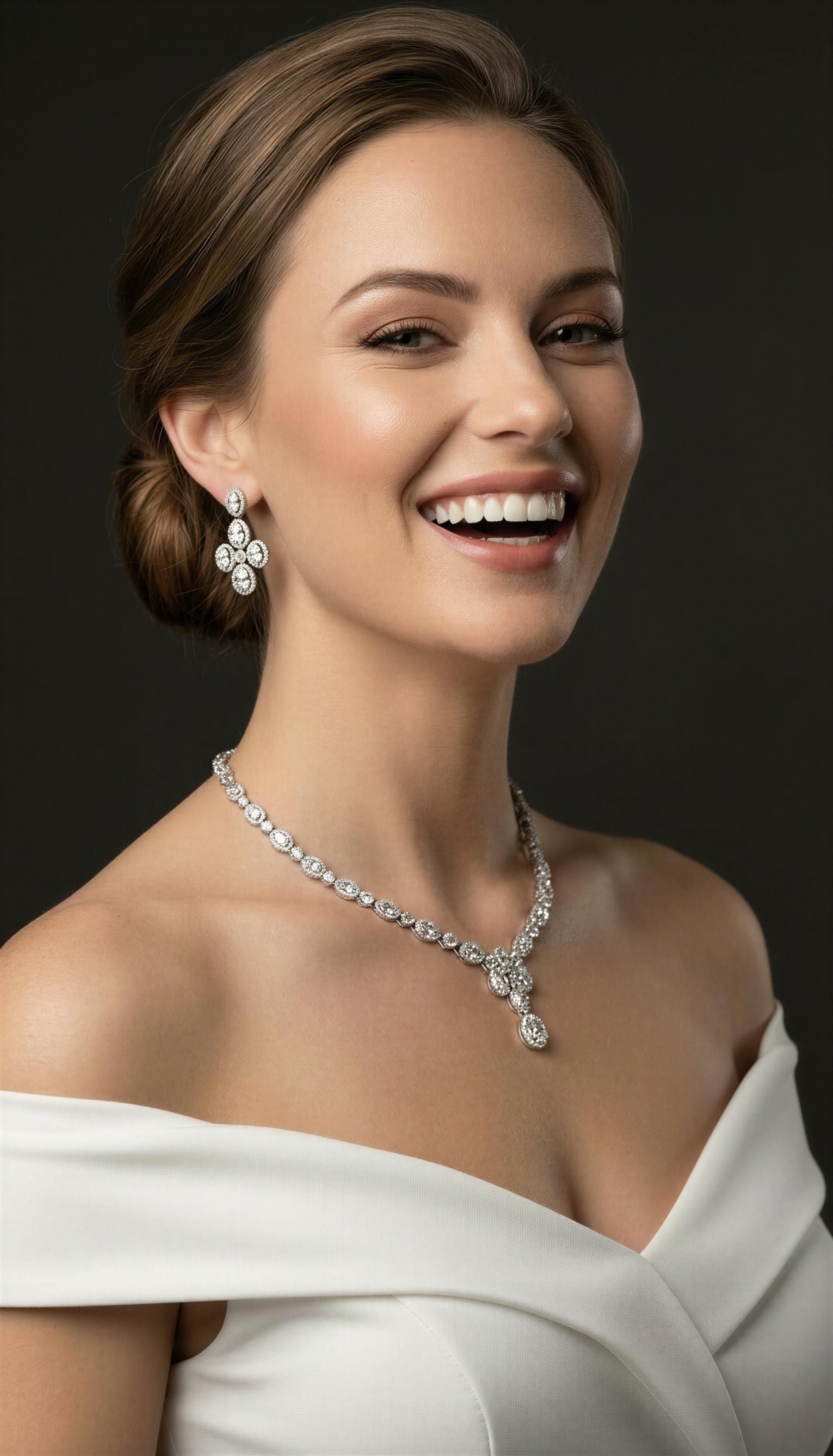 Bridal Cross Jewelry Set