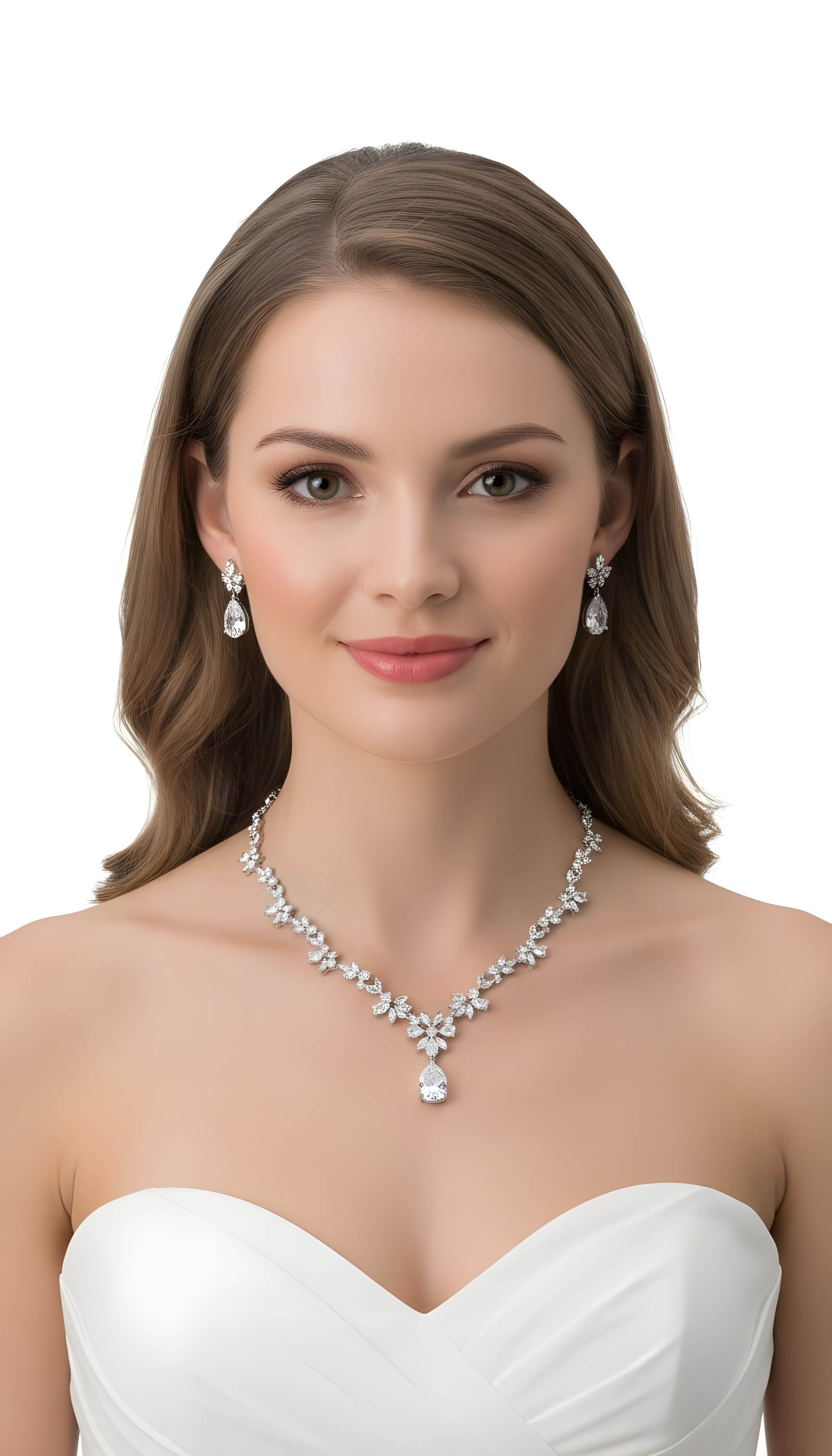 Regal Teardrop Wedding Set