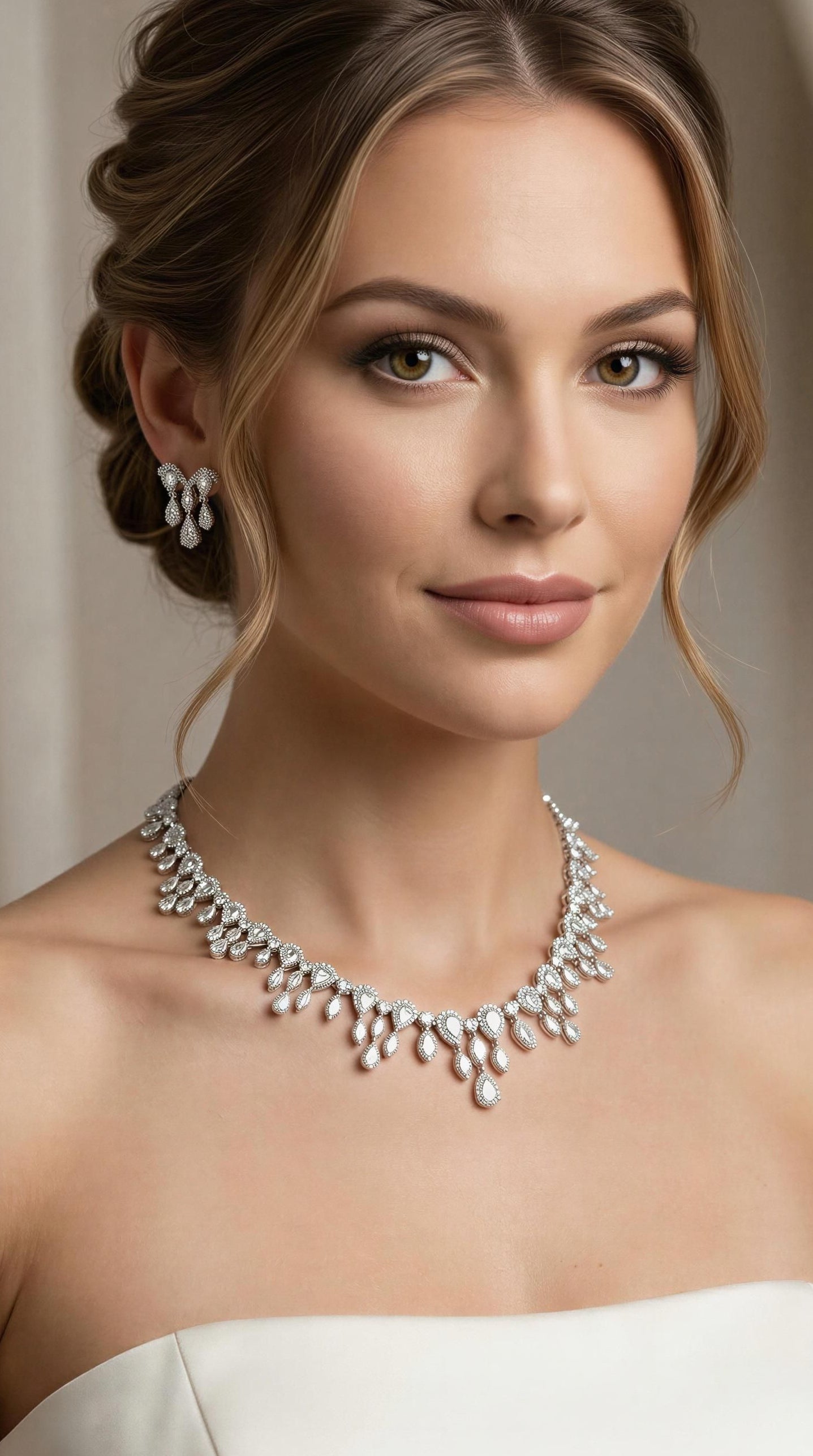 Bridgerton Bridal Teardrop Jewelry Set