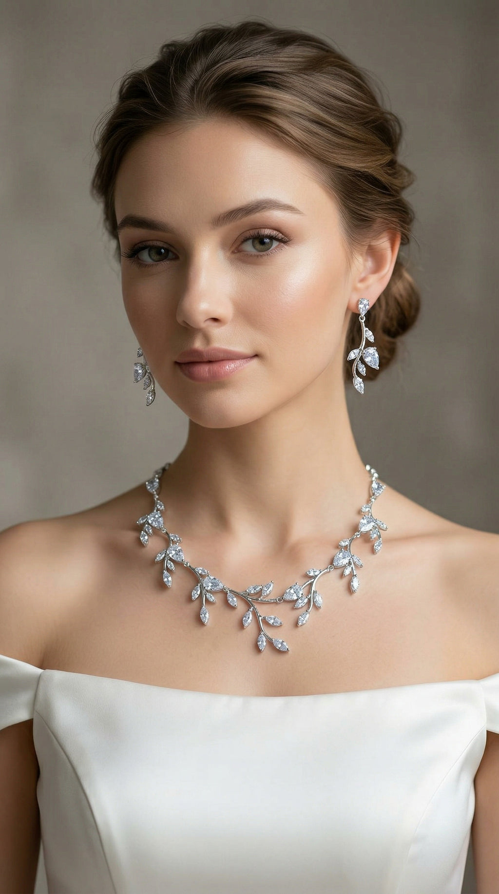 Diamond Vine Bridal Set