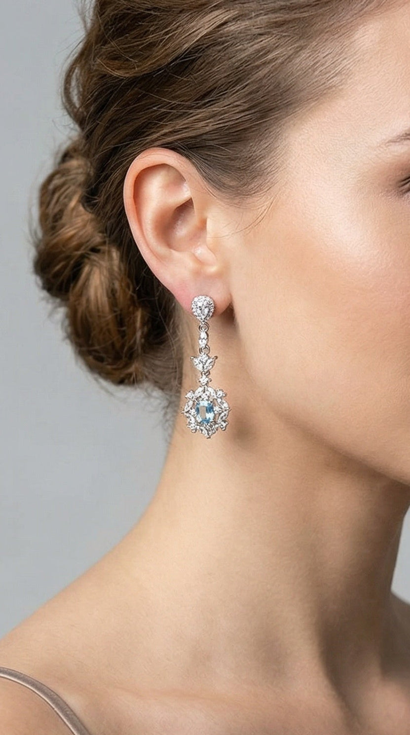 Regency Aquamarine Earrings