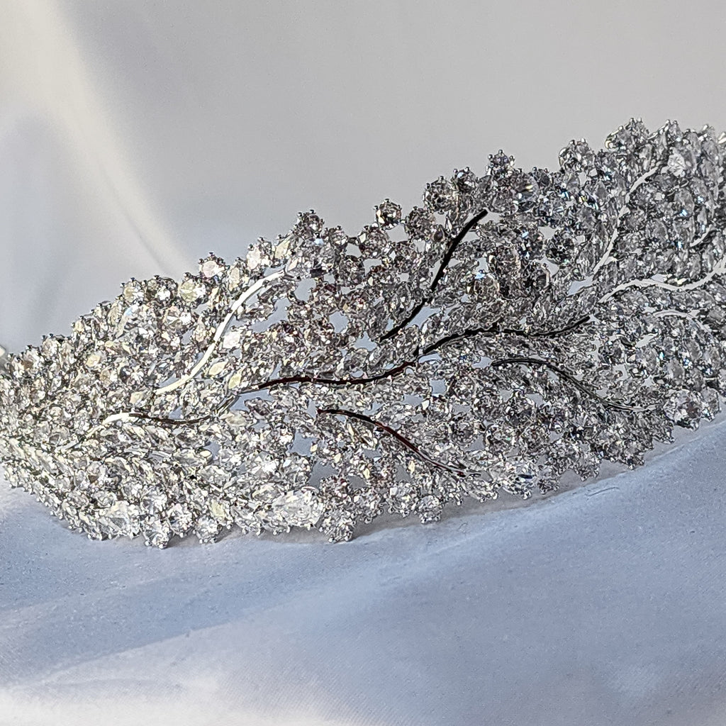 Crystal vine Swarovski Bridal Headband
