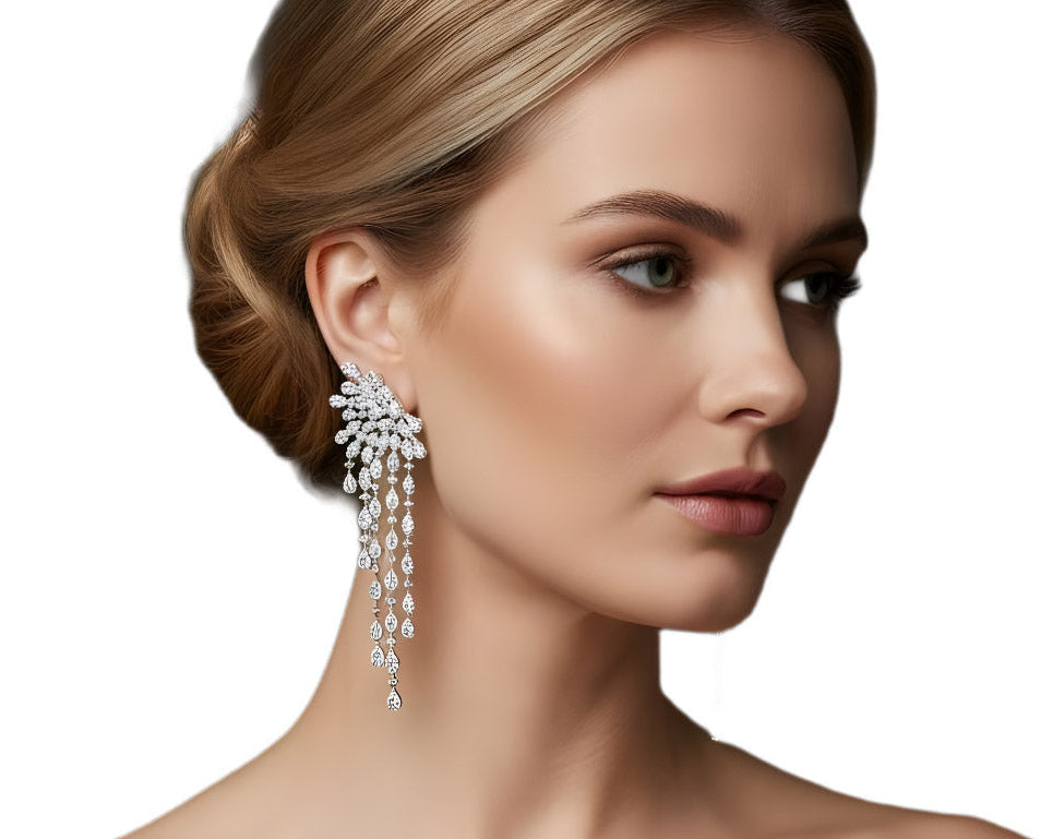 Chandelier Flower Earrings