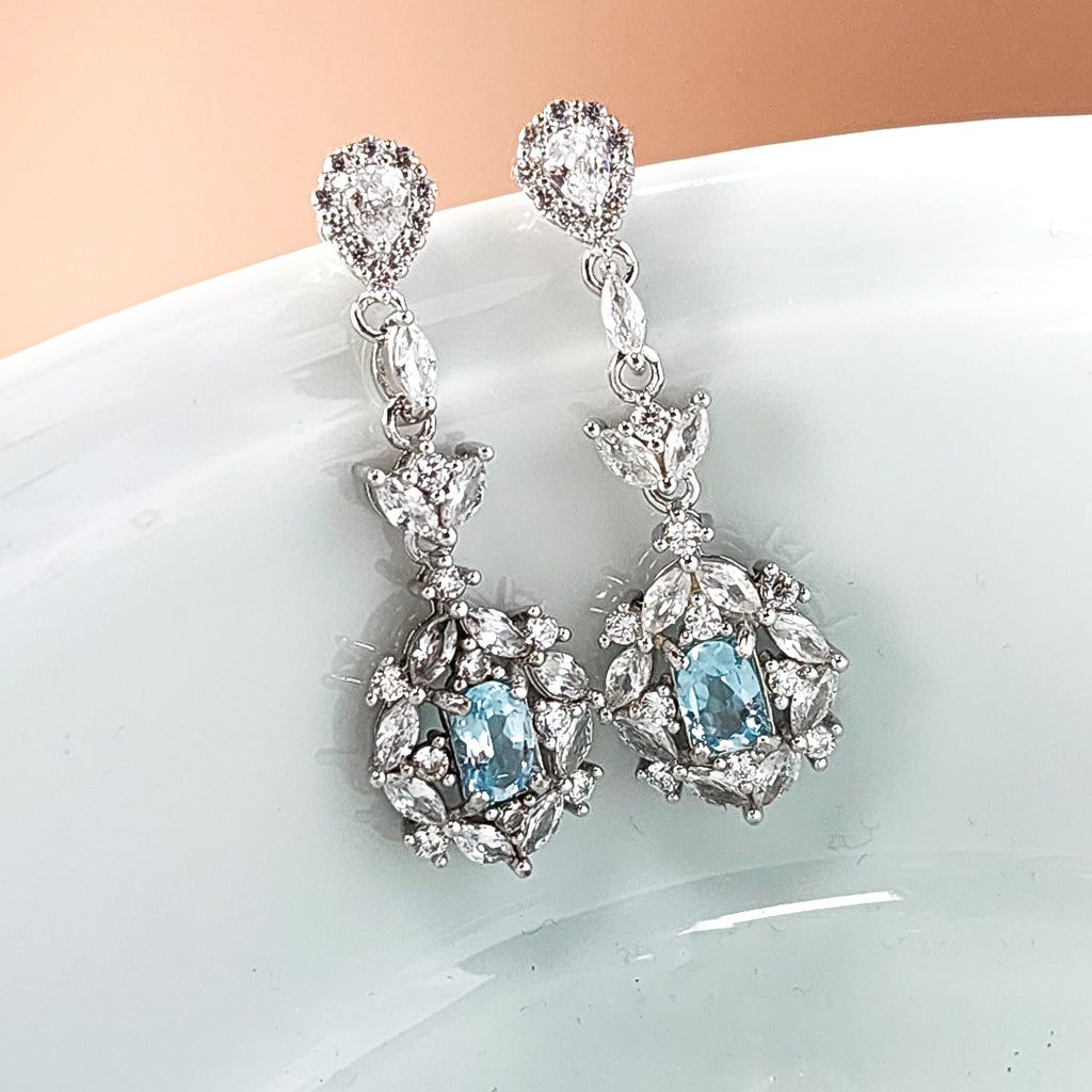 Regency Aquamarine Earrings