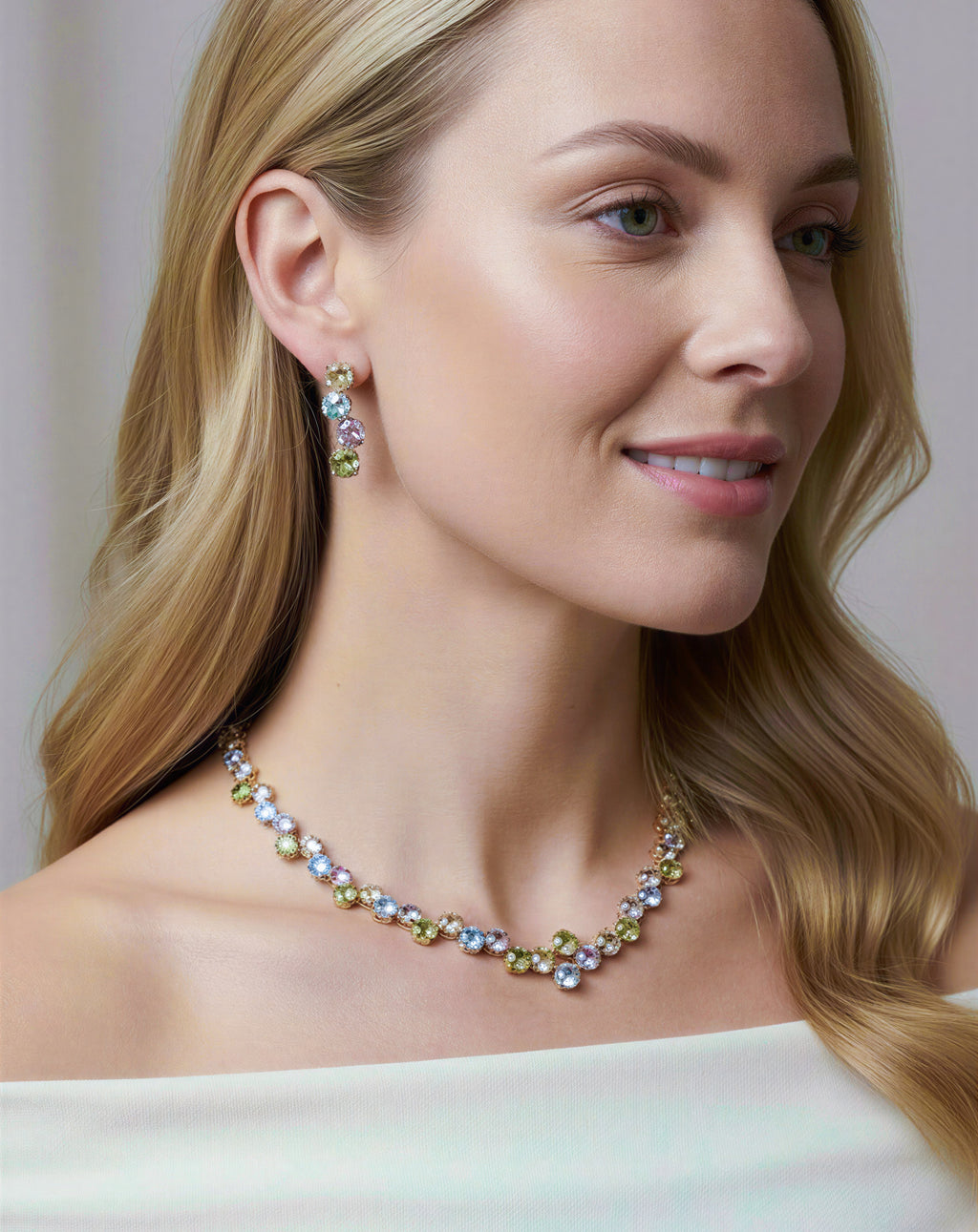 Wedding guest Multi-colored Jewelry Set