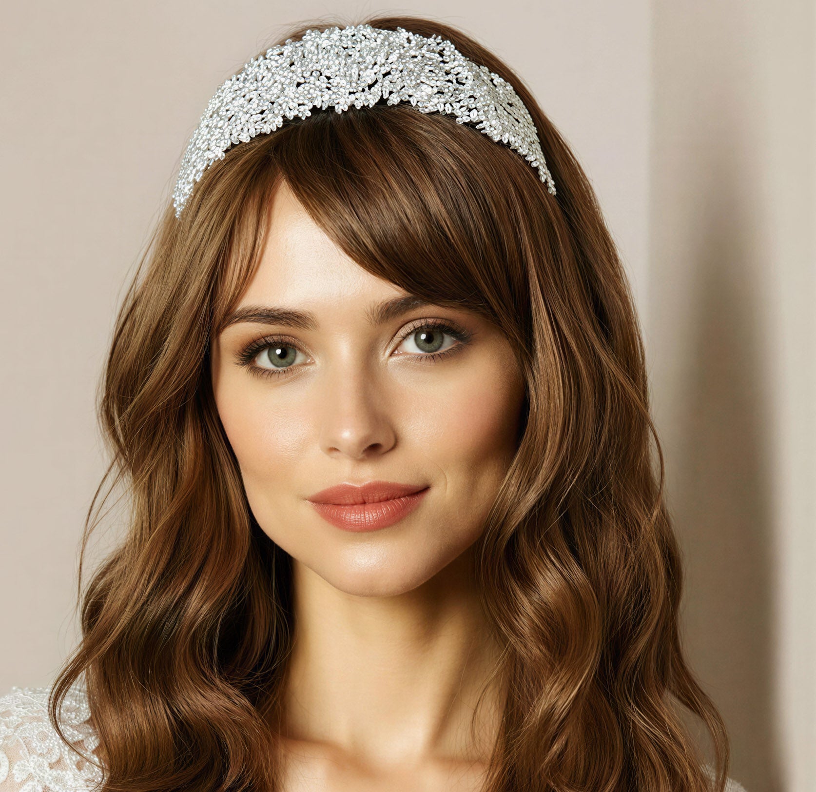 Crystal vine Swarovski Bridal Headband