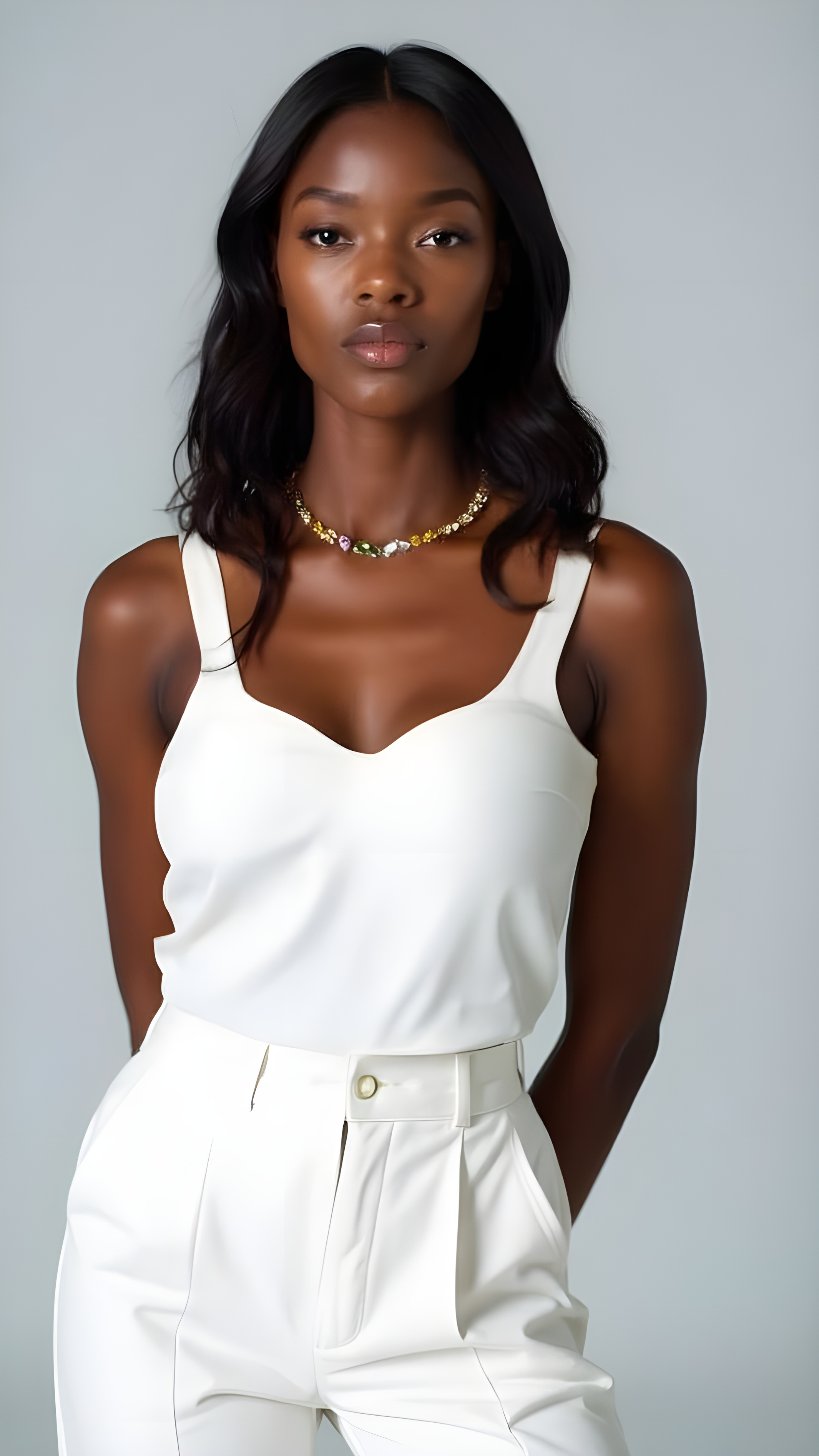 Swarovski-like Gema necklace