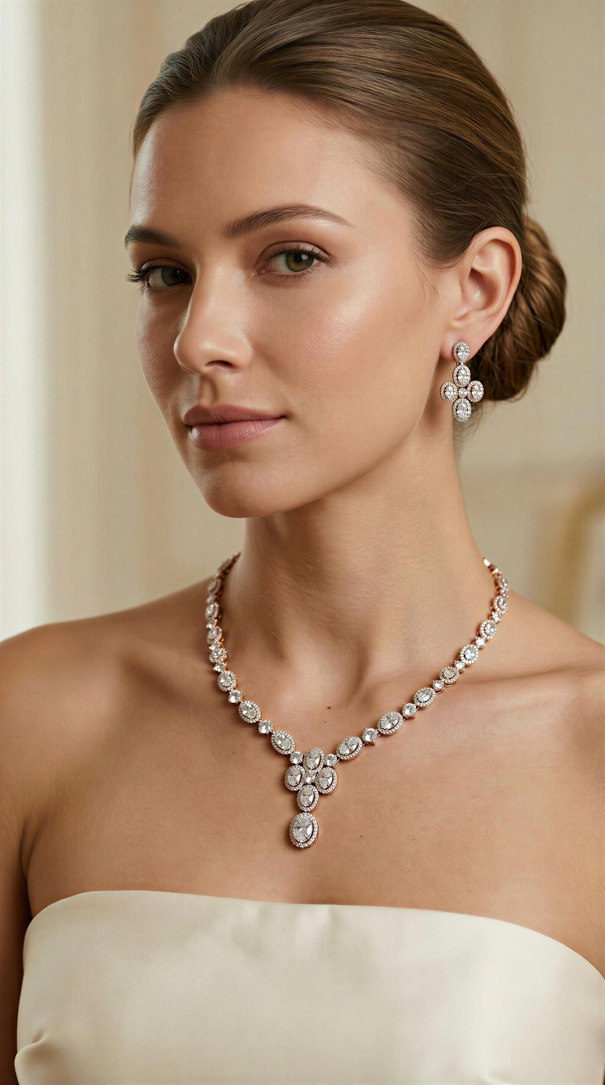 Bridal Cross Jewelry Set