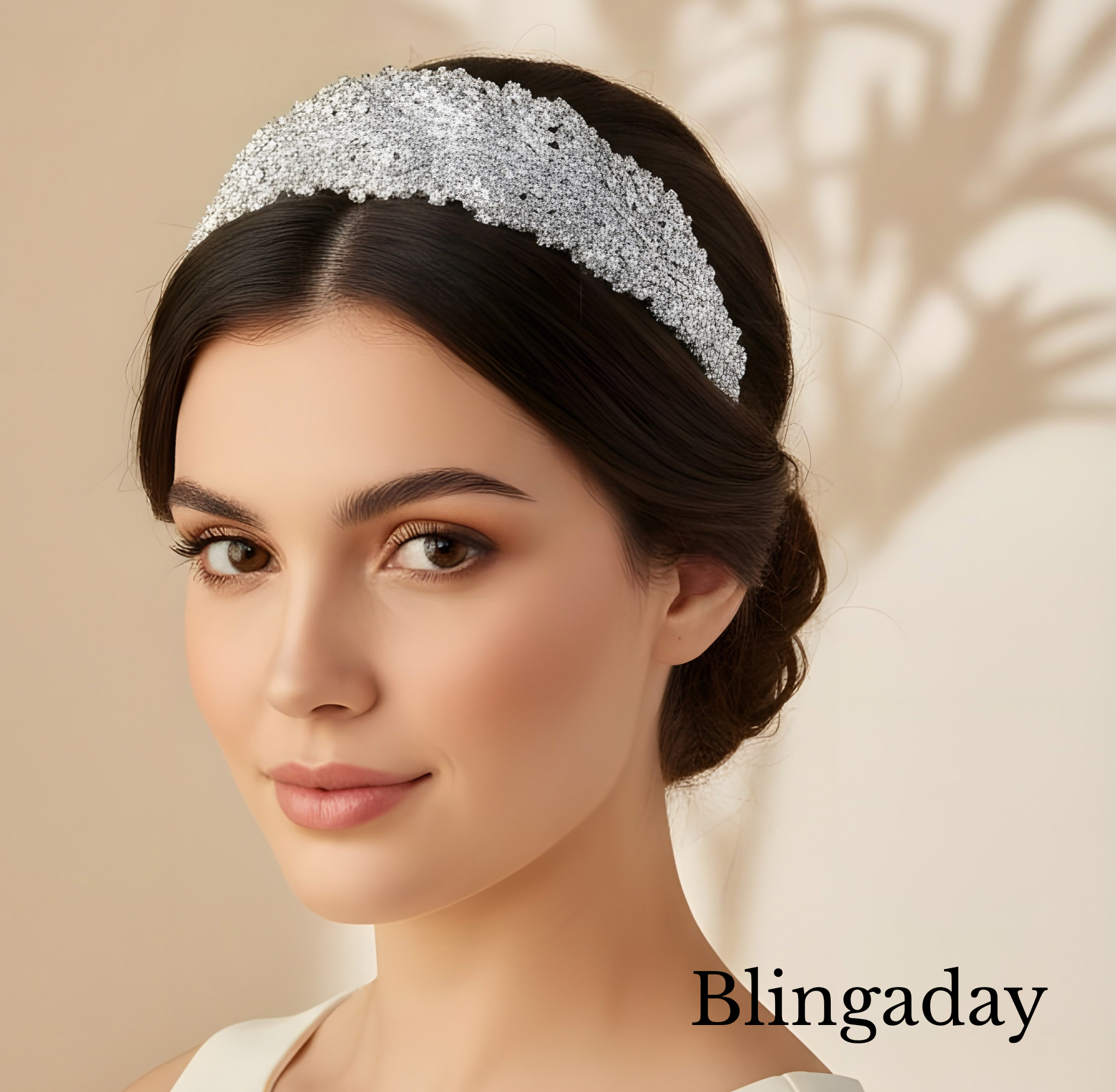 Crystal vine Swarovski Bridal Headband