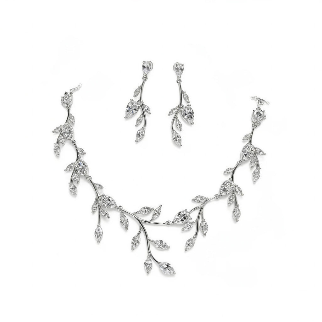 Diamond Vine Bridal Set