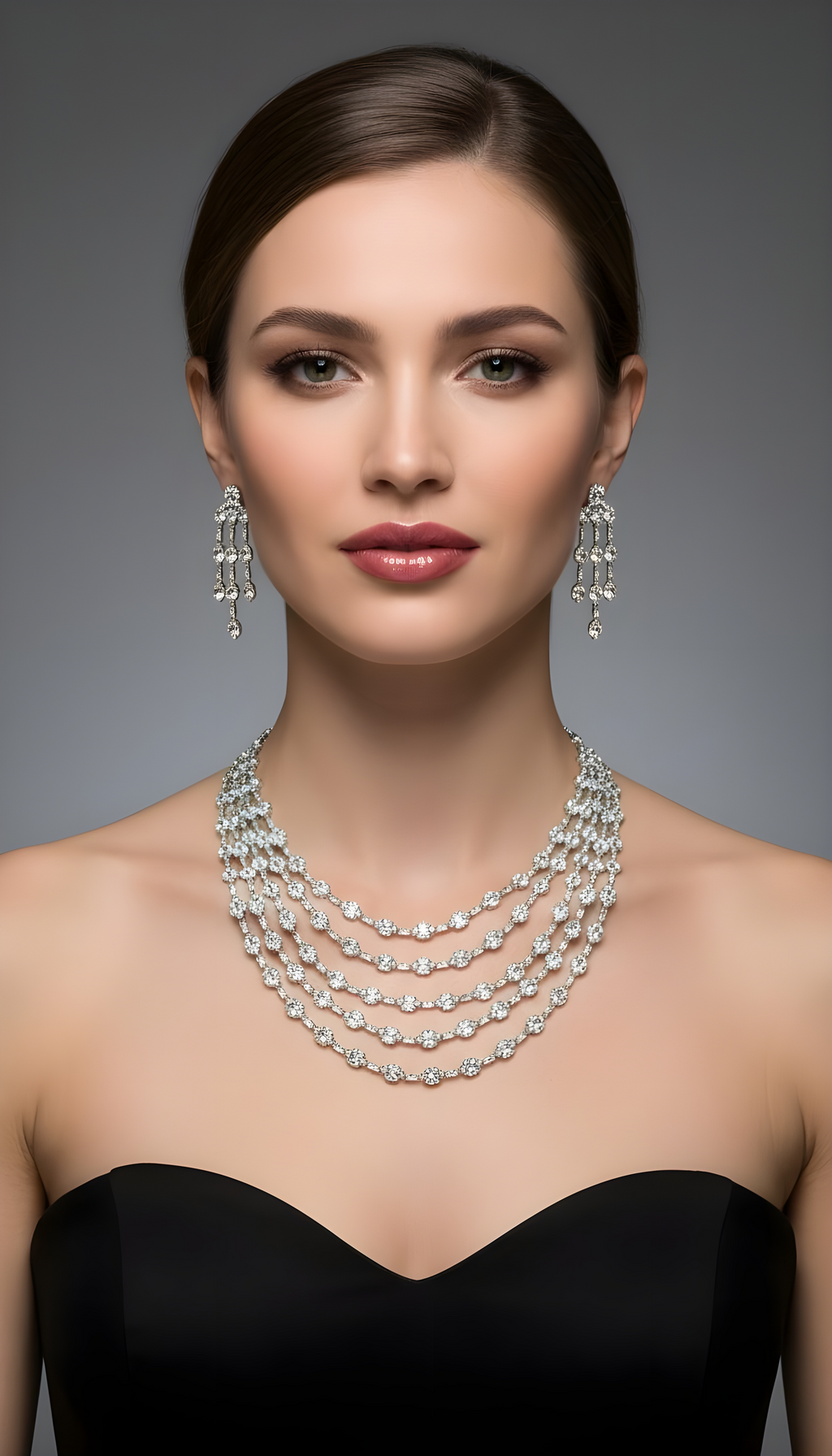 Diamond Water Droplets Wedding Set, great for Mother of the Bride