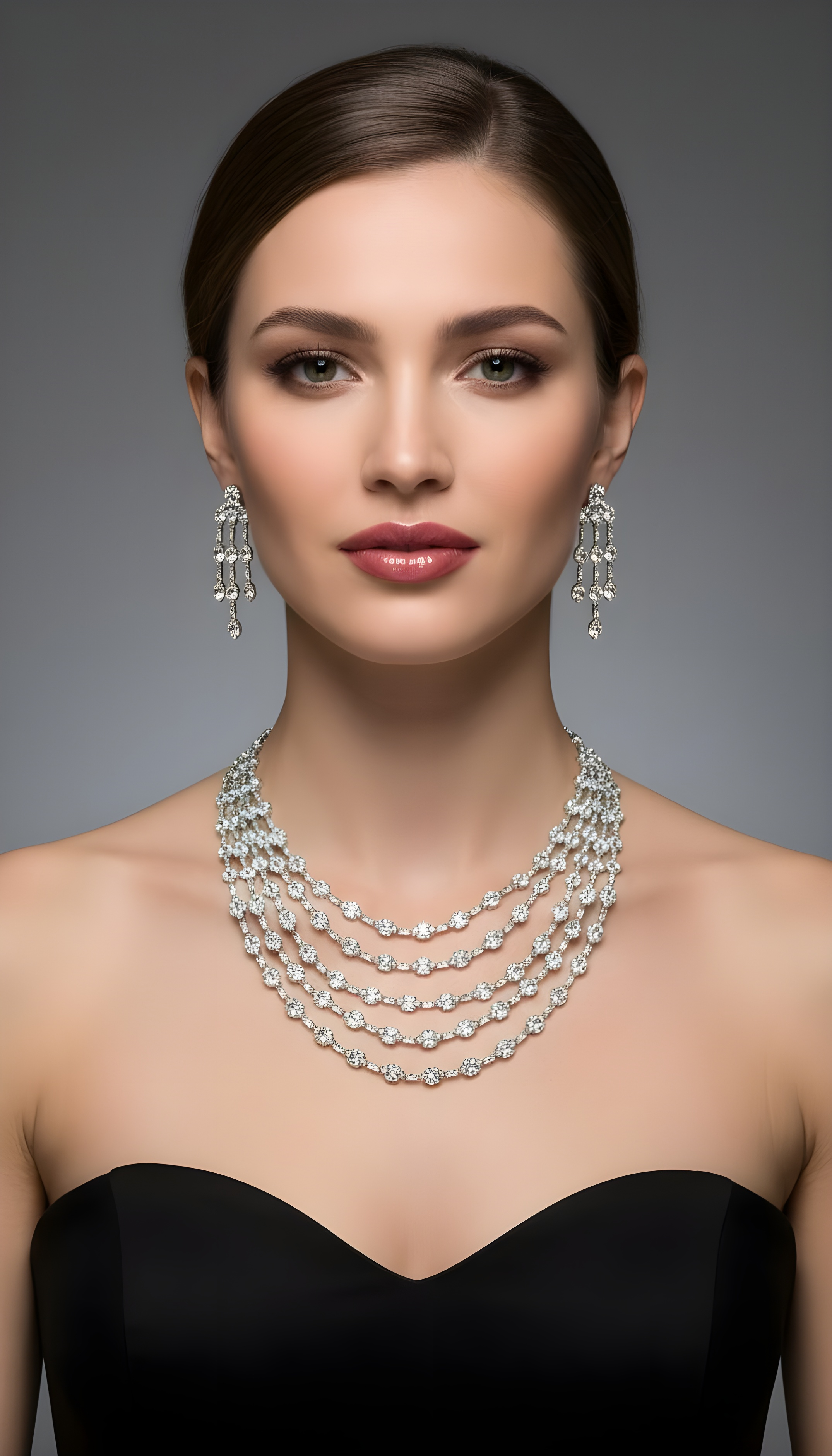 Diamond Water Droplets Wedding Set, great for Mother of the Bride