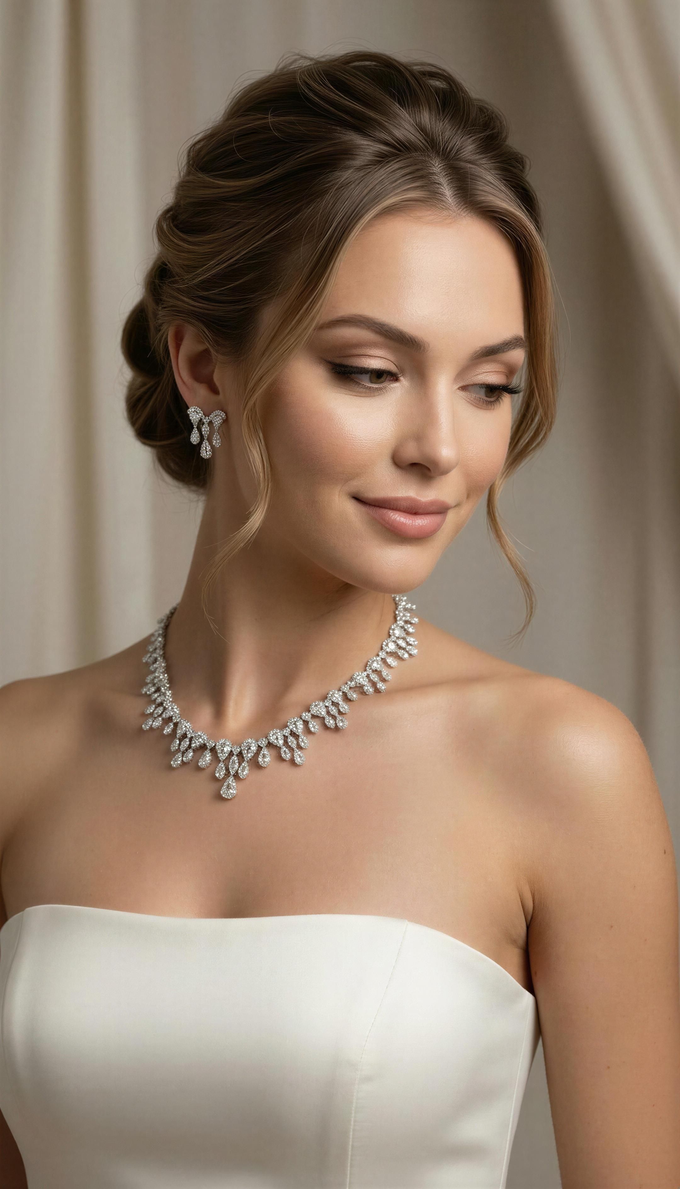 Bridgerton Bridal Teardrop Jewelry Set