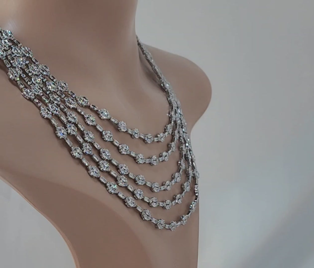 Diamond Water Droplets Wedding Set, great for Mother of the Bride