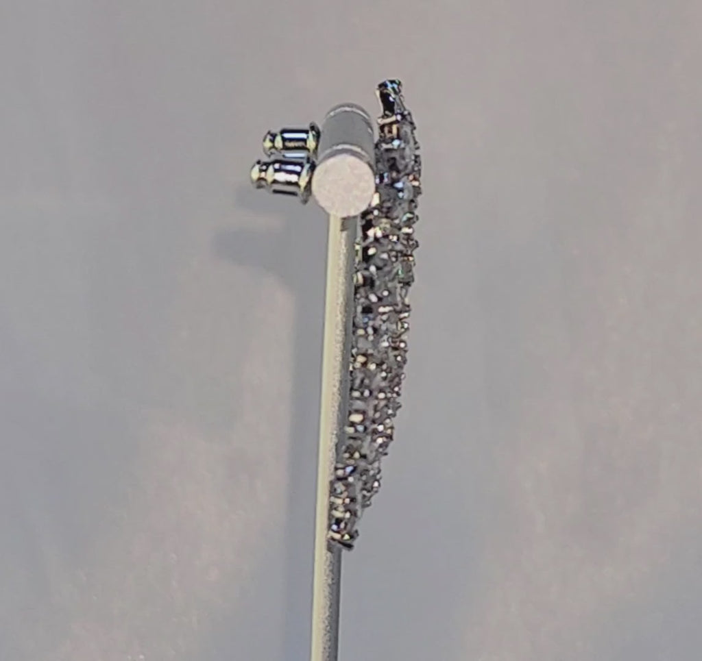 Bridal Teardrop micropave earrings