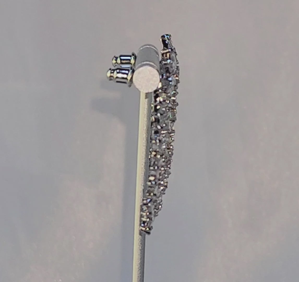 Bridal Teardrop micropave earrings